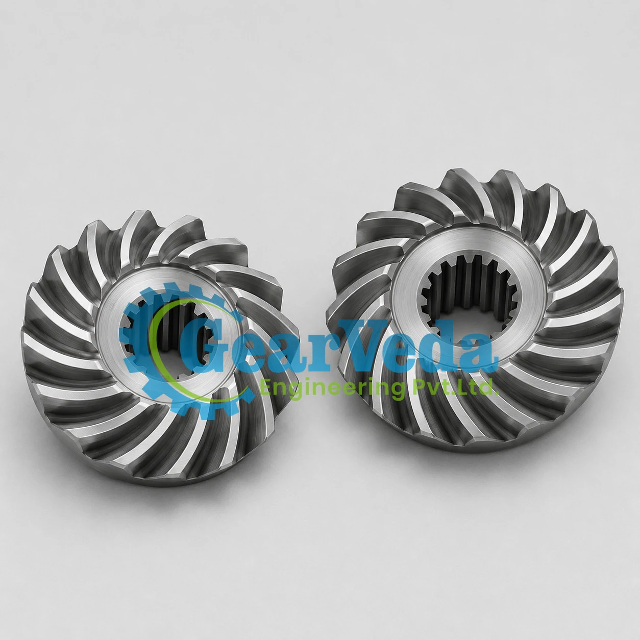 Custom Spiral Bevel Gear Manufacturer by Gearveda Engineering Private Limited