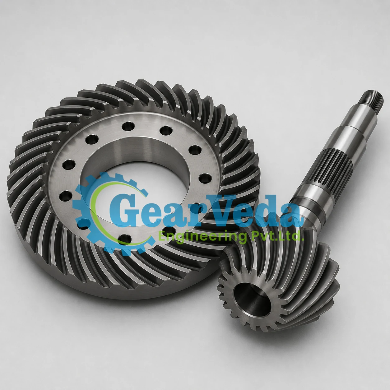 Precision Spiral Bevel Gear Manufacturer by Gearveda Engineering Private Limited
