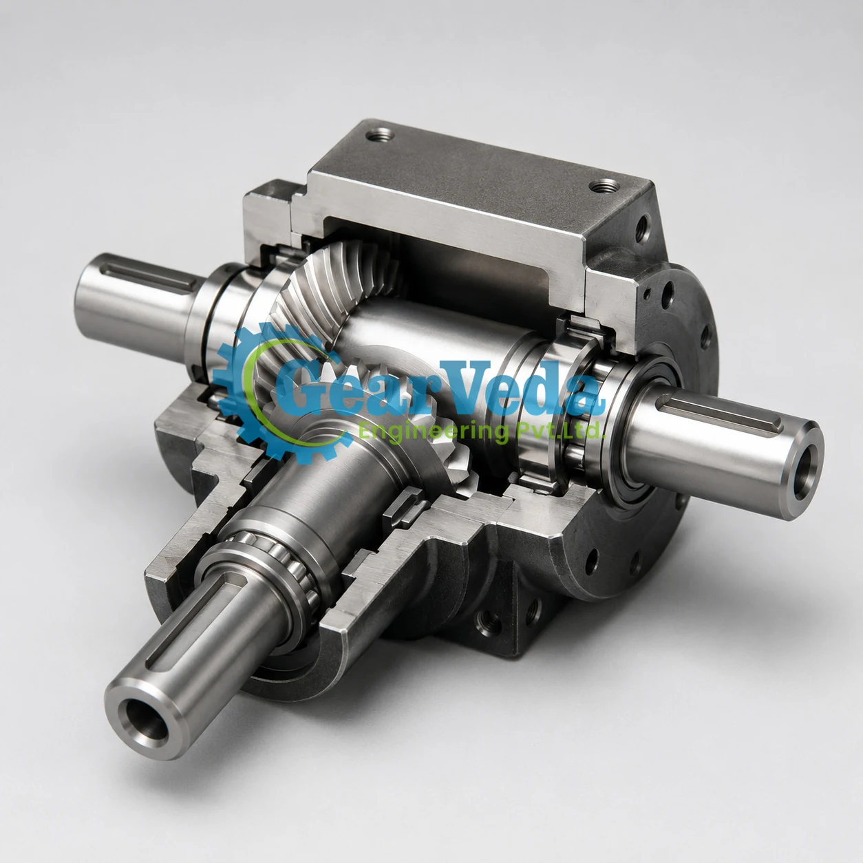 Spiral Bevel Gears for Gearboxes by Gearveda Engineering Private Limited