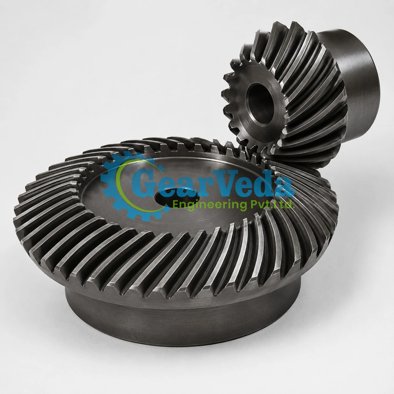 Spiral Bevel Gears for the Power Transmission Industry by Gearveda Engineering Private Limited