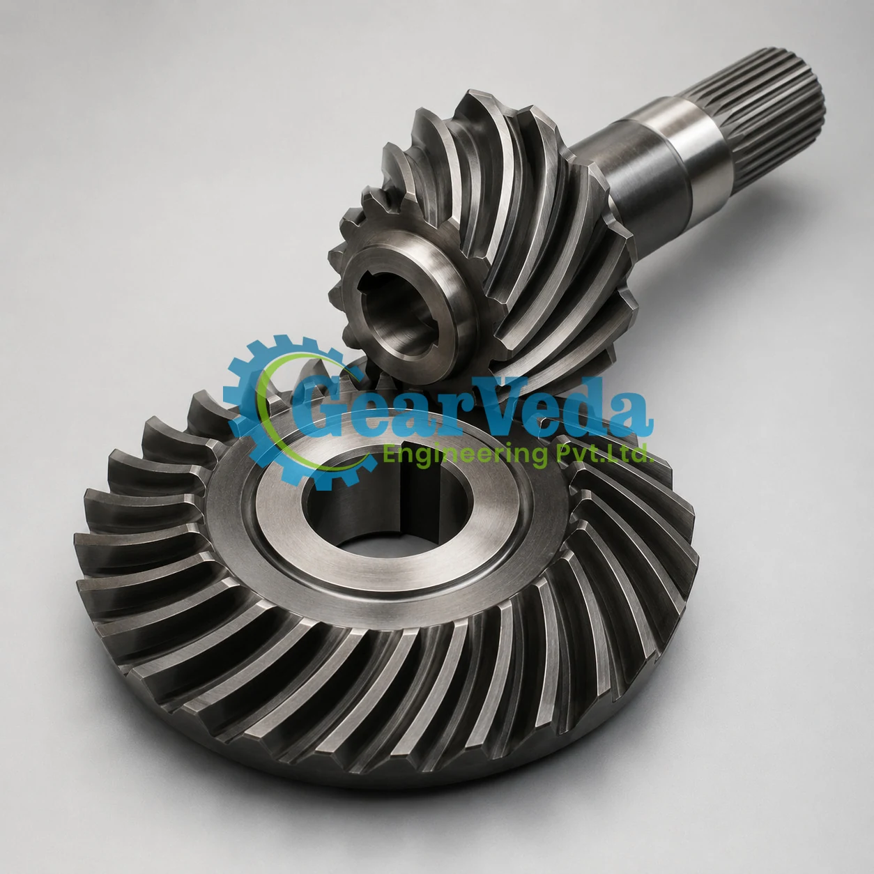 Spiral Bevel Gears for the Steel Industry by Gearveda Engineering Private Limited